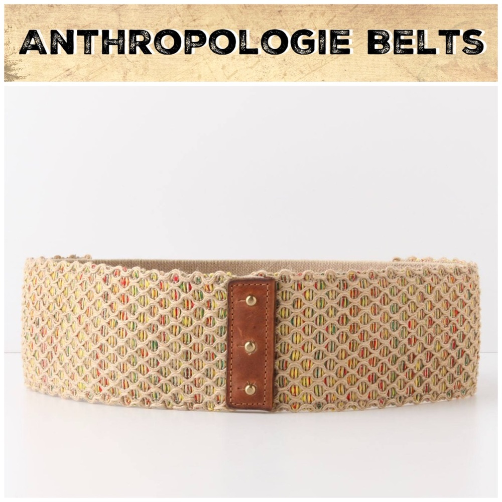 Anthro “Woven Palm Belt”